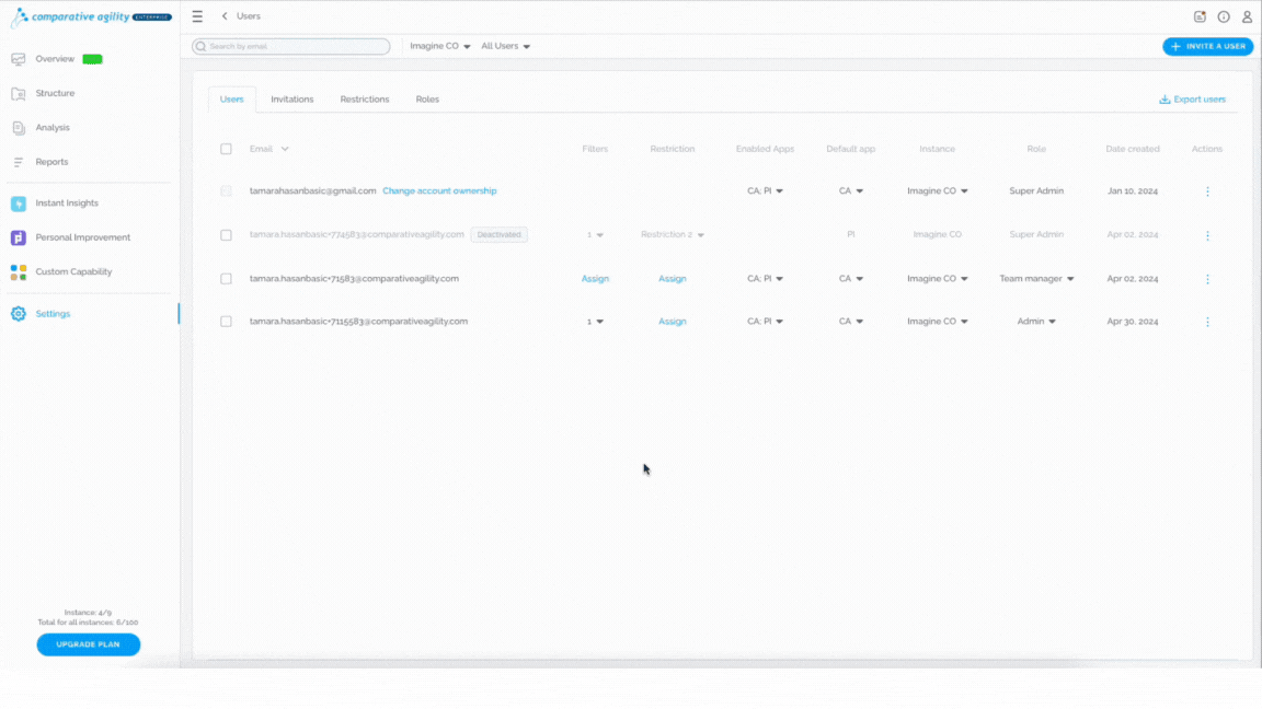 export-users
